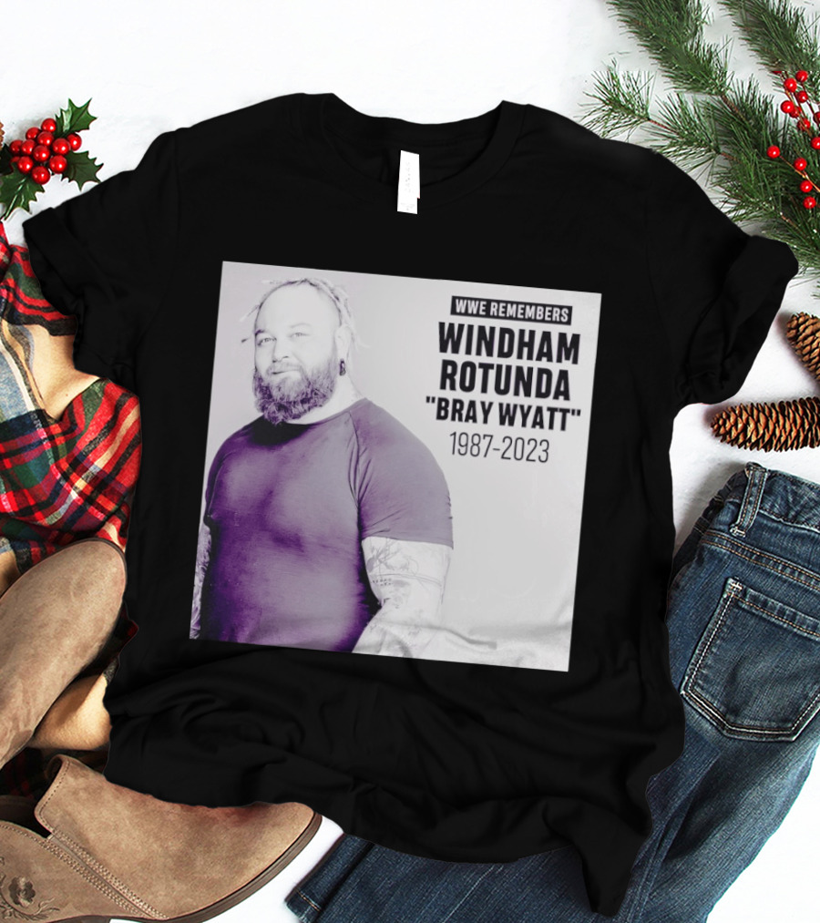 WWE Remembers Windham Rotunda Bray Wyatt 1987 2023 T-Shirt