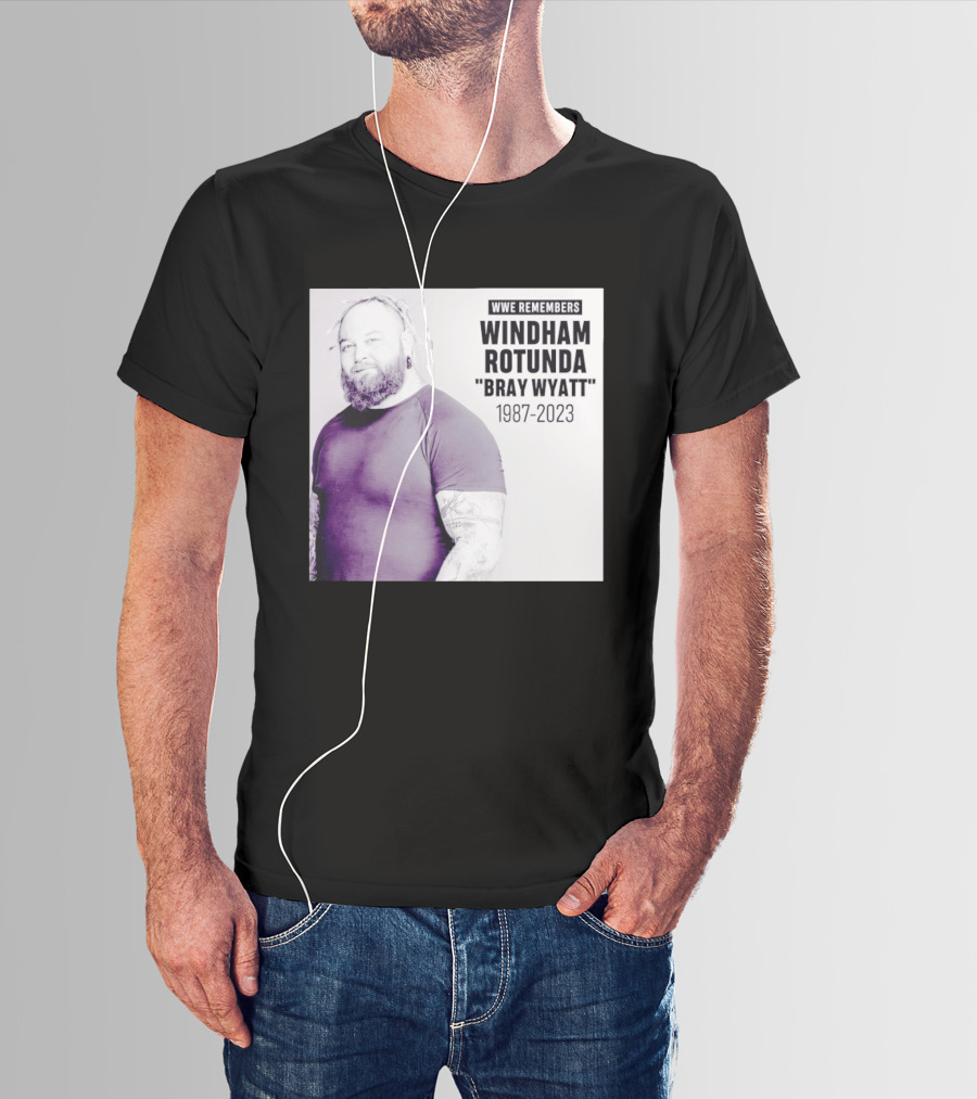 WWE Remembers Windham Rotunda Bray Wyatt 1987 2023 T-Shirt