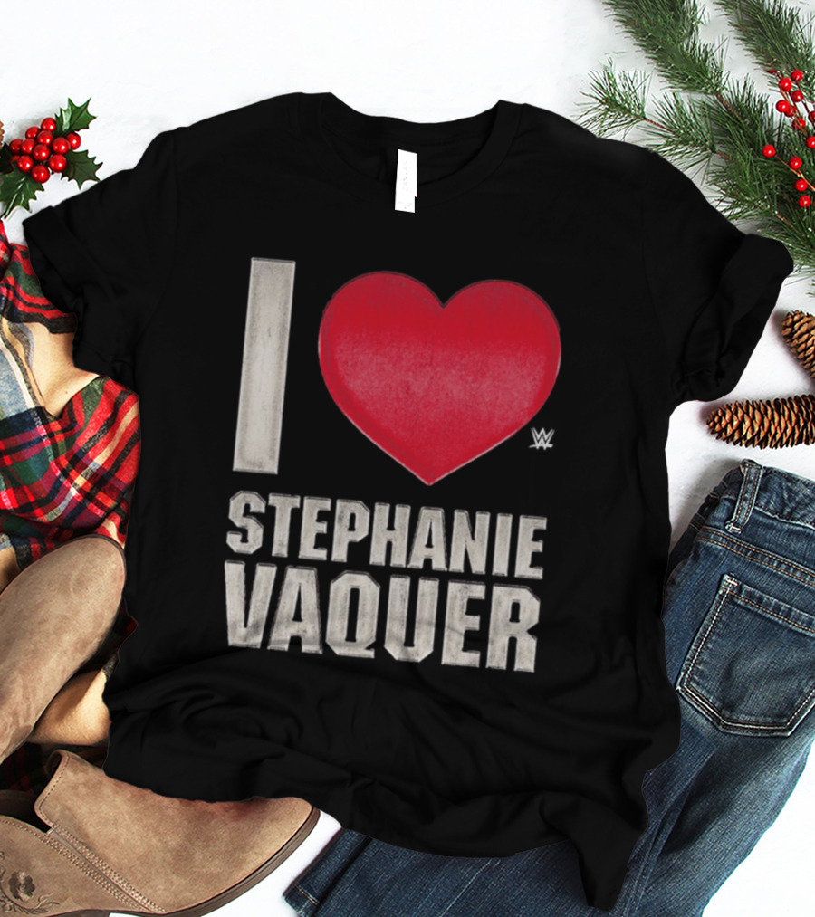 I Heart Stephanie Vaquer Enthusiast Passion W Red Heart T-Shirt