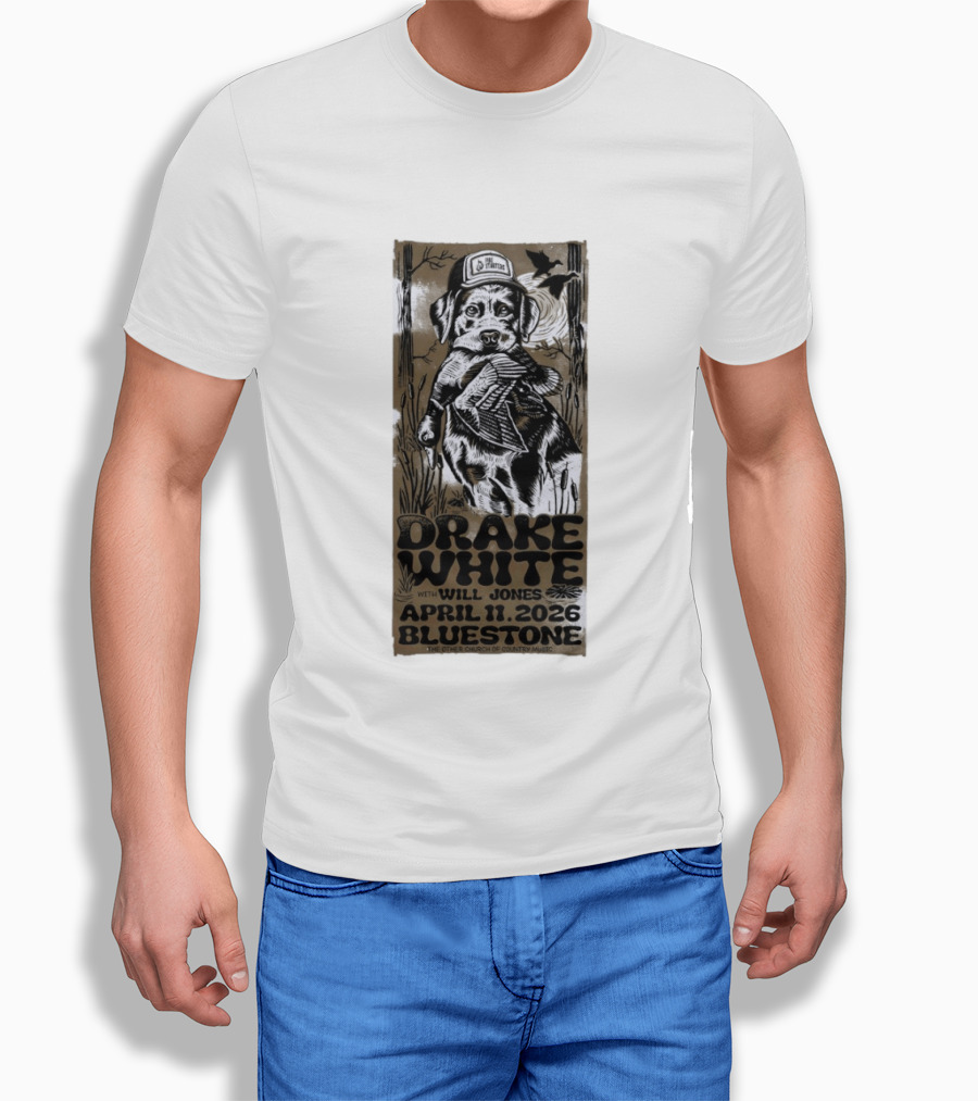 Drake White April 11 2026 Bluestone Columbus OH With Will Jones The Other Church Of Country Music T-Shirt