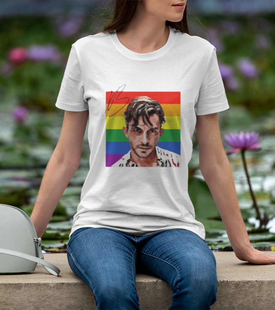 Jonathan Bailey LGBTQ+ Rainbow T-Shirt