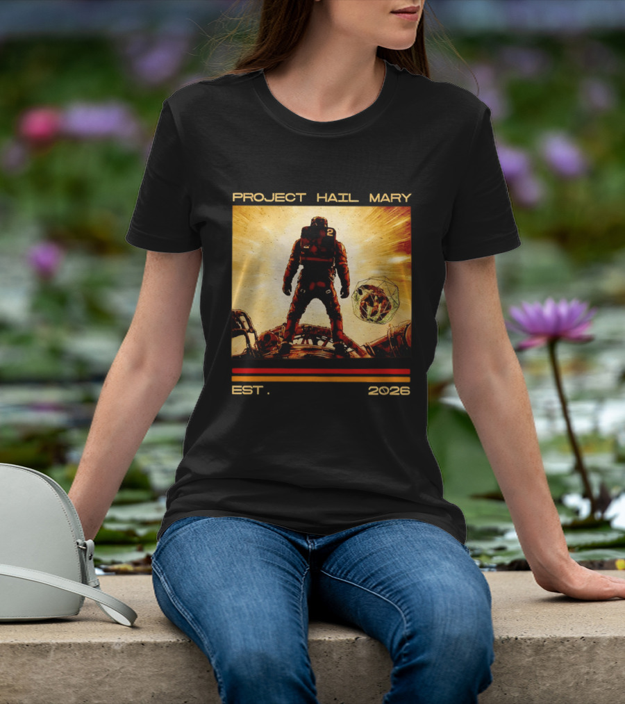 Andy Wei Project Hail Mary 2 Astronaut Est 2026 T-Shirt
