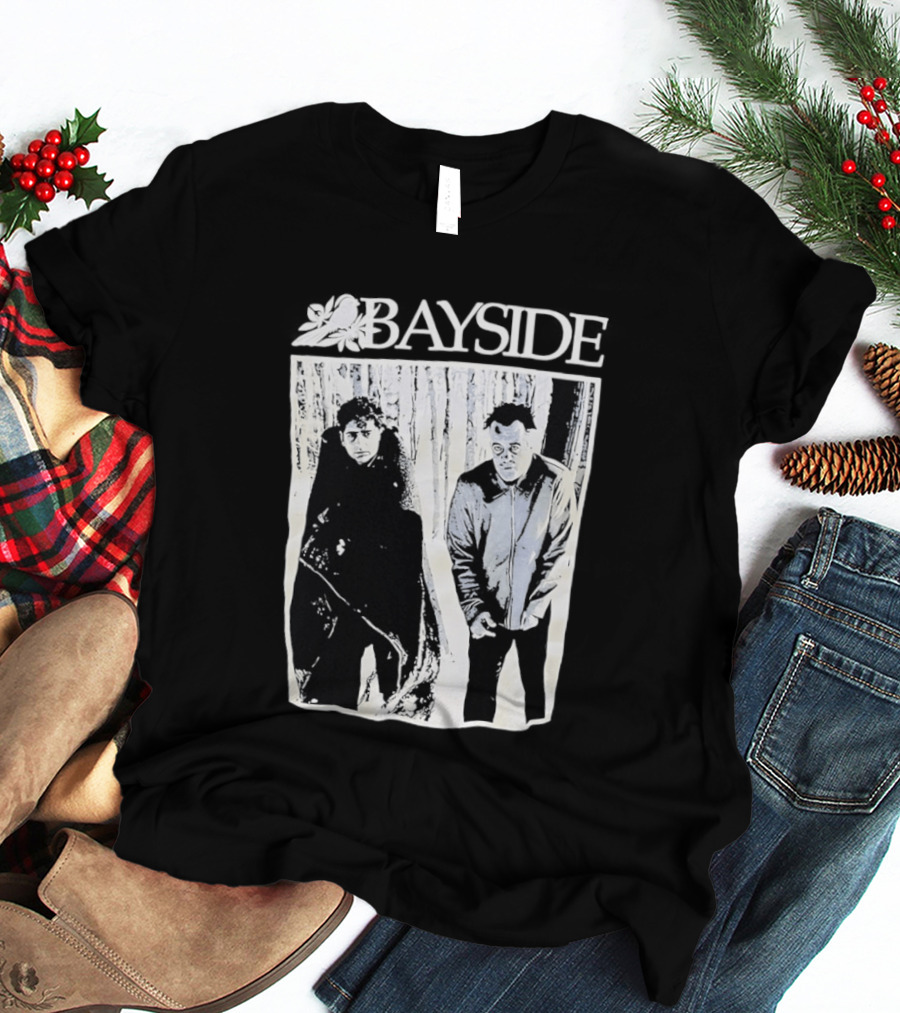 Bayside Band 25th Anniversary Black And White Image T-Shirt