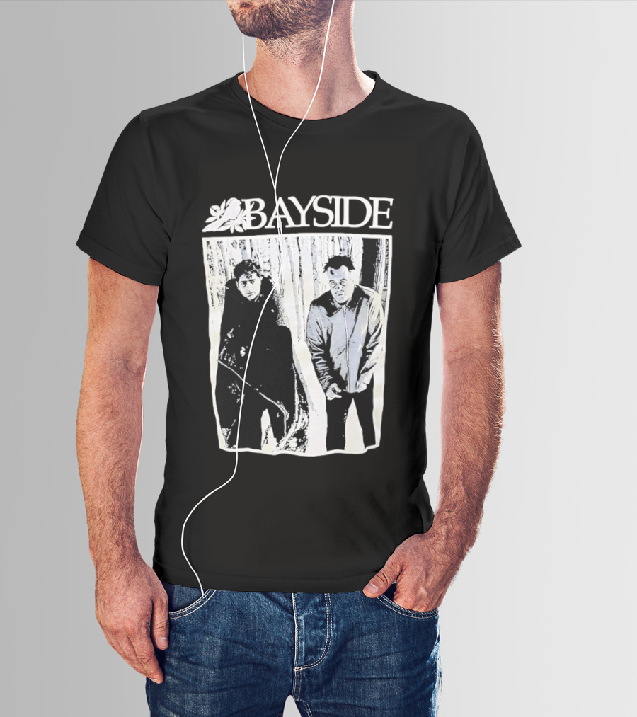 Bayside Band 25th Anniversary Black And White Image T-Shirt