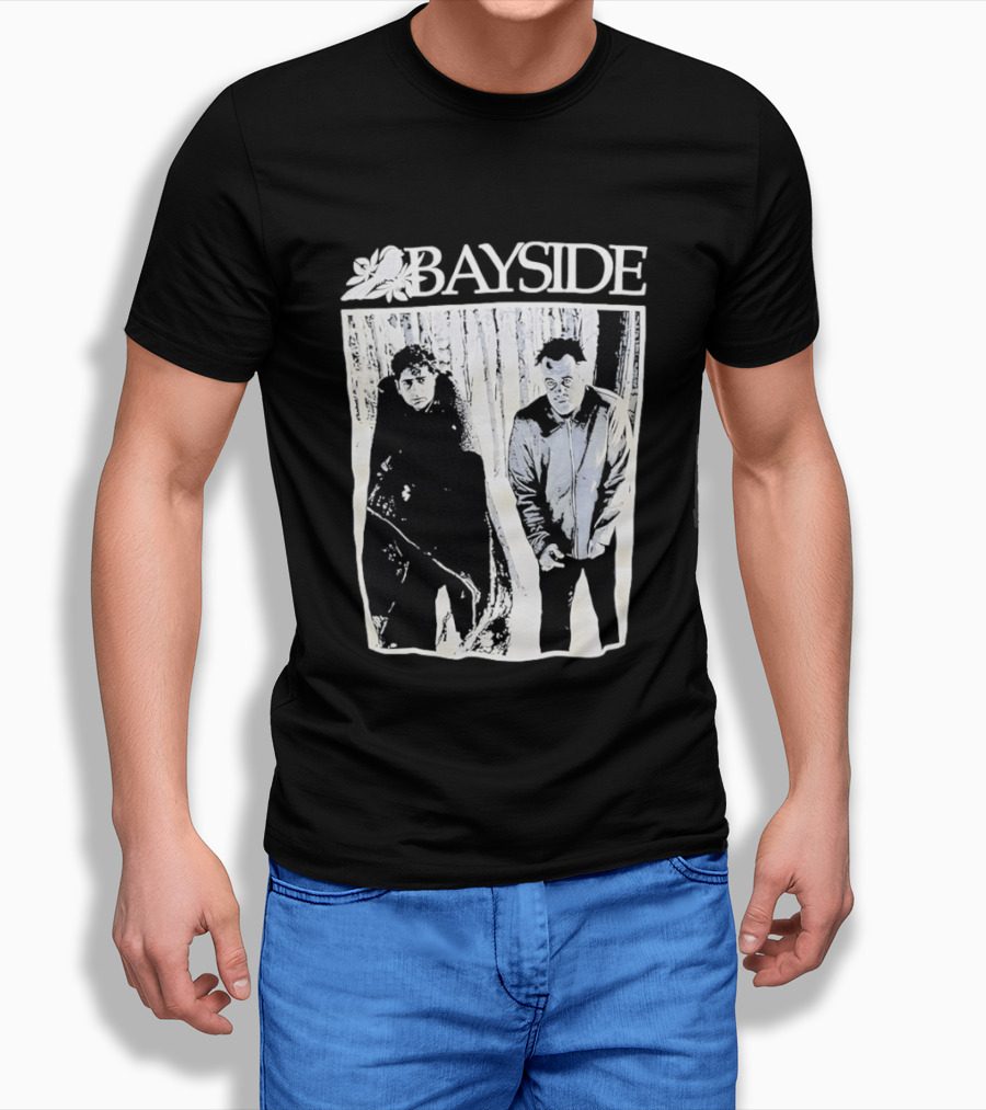 Bayside Band 25th Anniversary Black And White Image T-Shirt