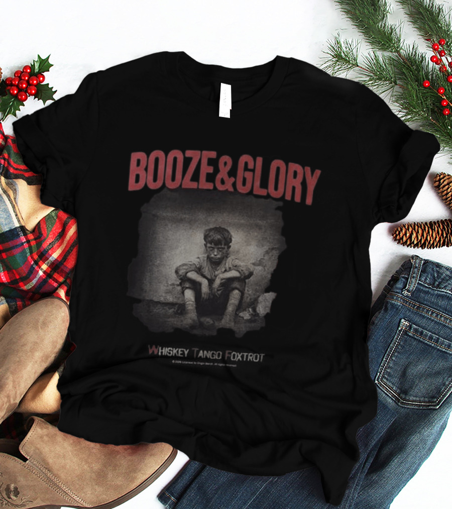 Booze And Glory Whiskey Tango Foxtrot Indonesia Japan Tour 2026 T-Shirt