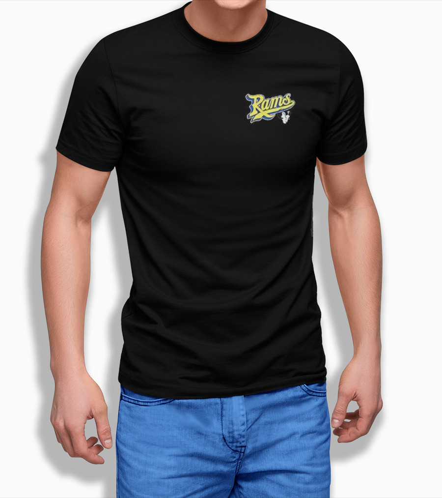 Born X Raised Los Angeles Rams Pro Script Rams T-Shirt