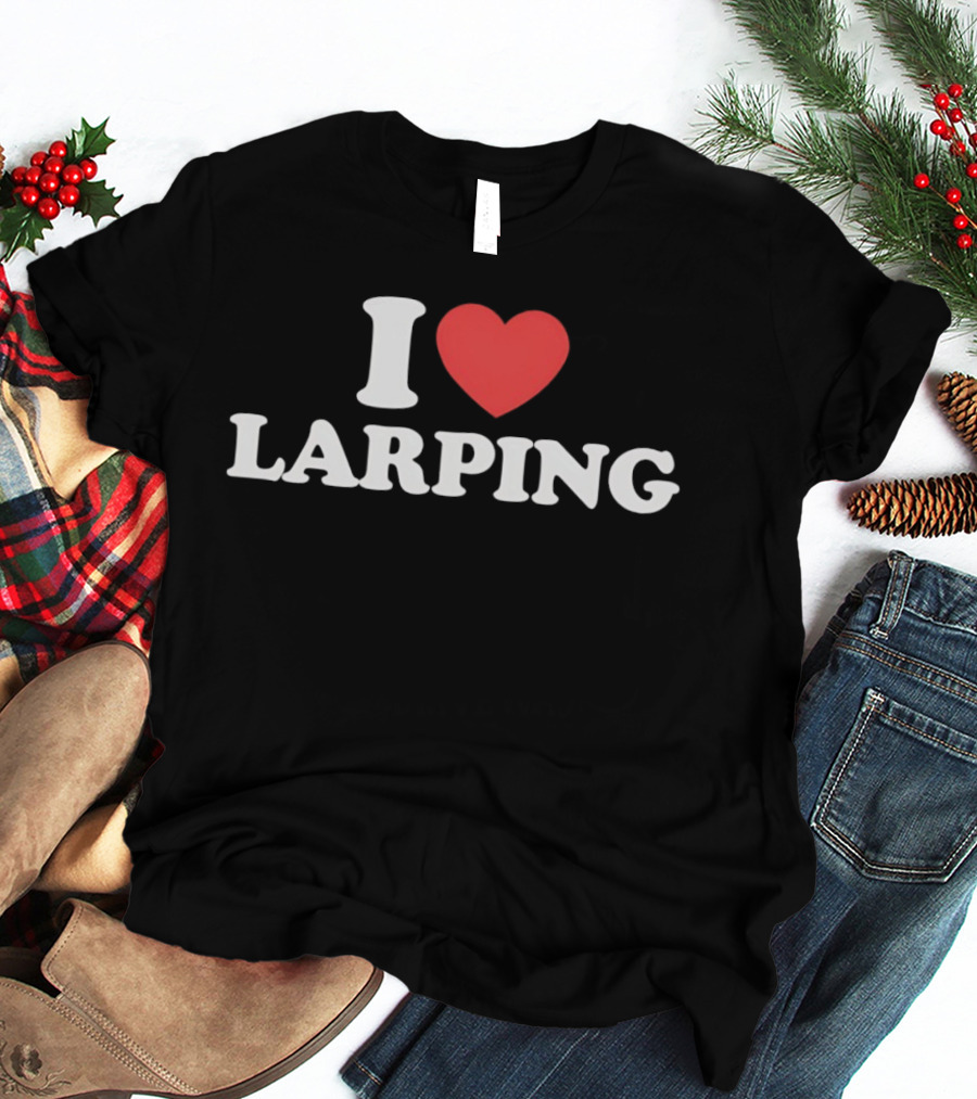 I Heart Larping Red Heart T-Shirt