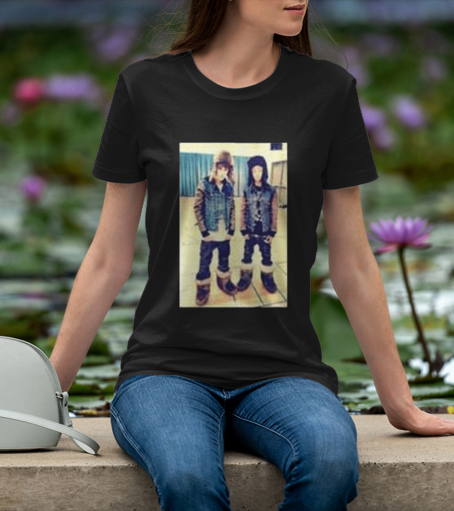 Justin Bieber Jaden Smith Never Say Never Denim And Fur Outfits T-Shirt