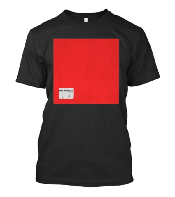 Nine Inch Nails Coachella 2026 Festival Indio California April 11 And 18 2026 Red Square Album Cover T-Shirt