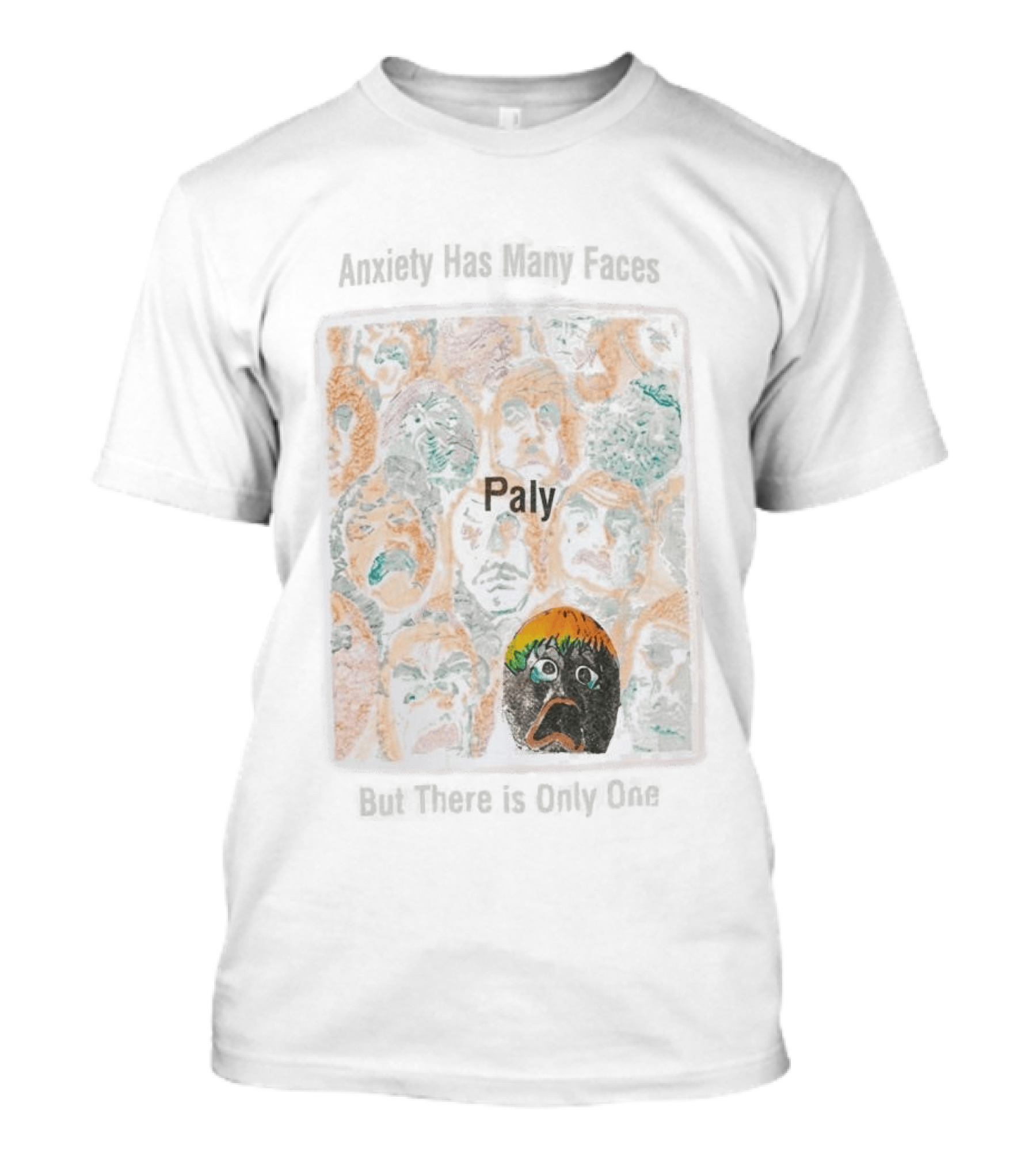 Chris Brown Coachella 2026 Paly Anxiety Faces T-Shirt