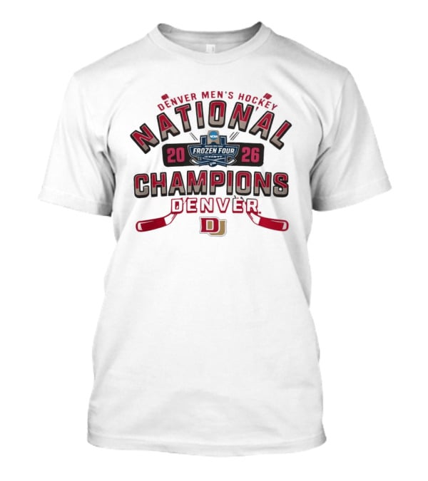 Denver Men's Hockey National Champions 2026 Pioneers 11x T-Shirt