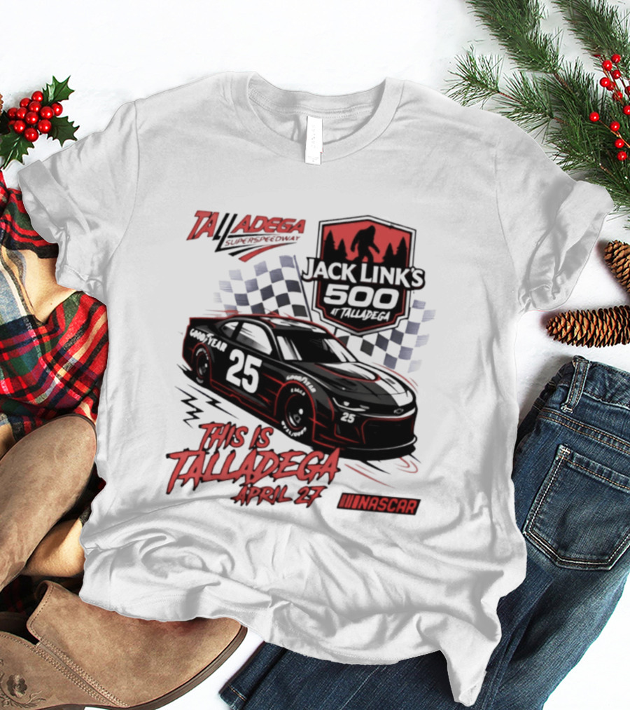 Jack Link's 500 Ghost Car Talladega April 27 NASCAR Racing T-Shirt