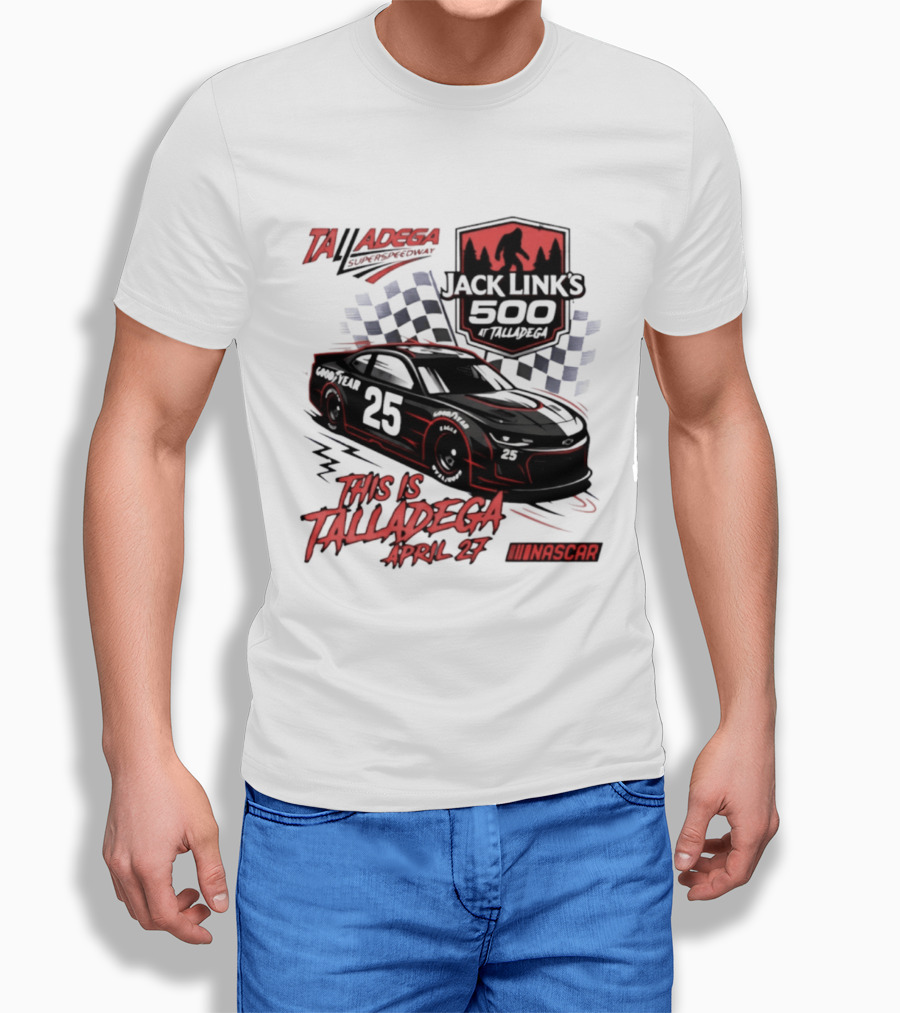 Jack Link's 500 Ghost Car Talladega April 27 NASCAR Racing T-Shirt