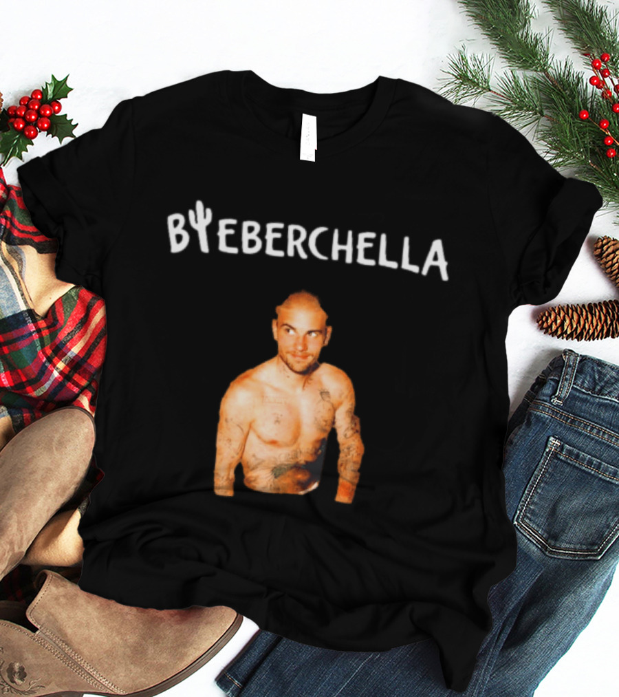 Bieberchella Tattooed Justin Bieber Humor T-Shirt