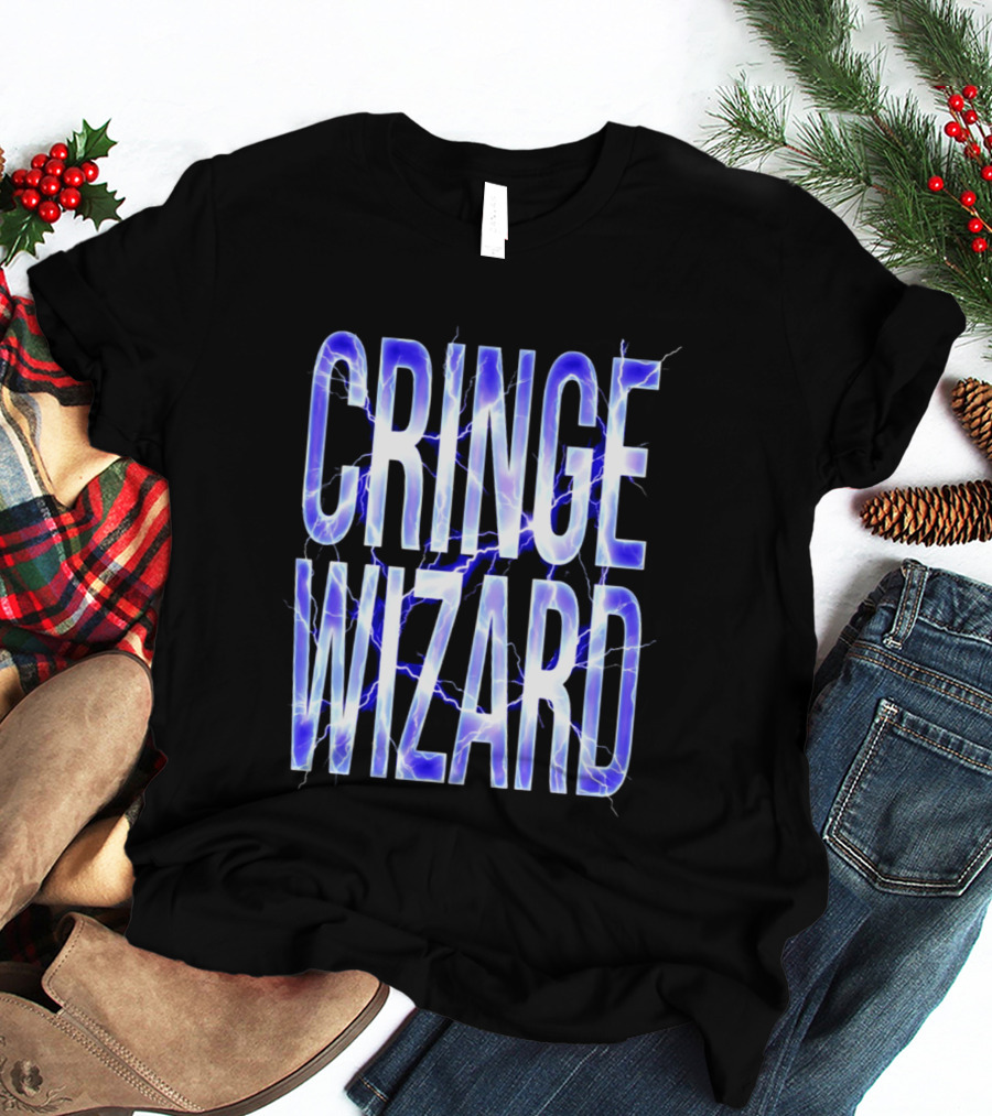 Cringe Wizard Electrified Lightning T-Shirt
