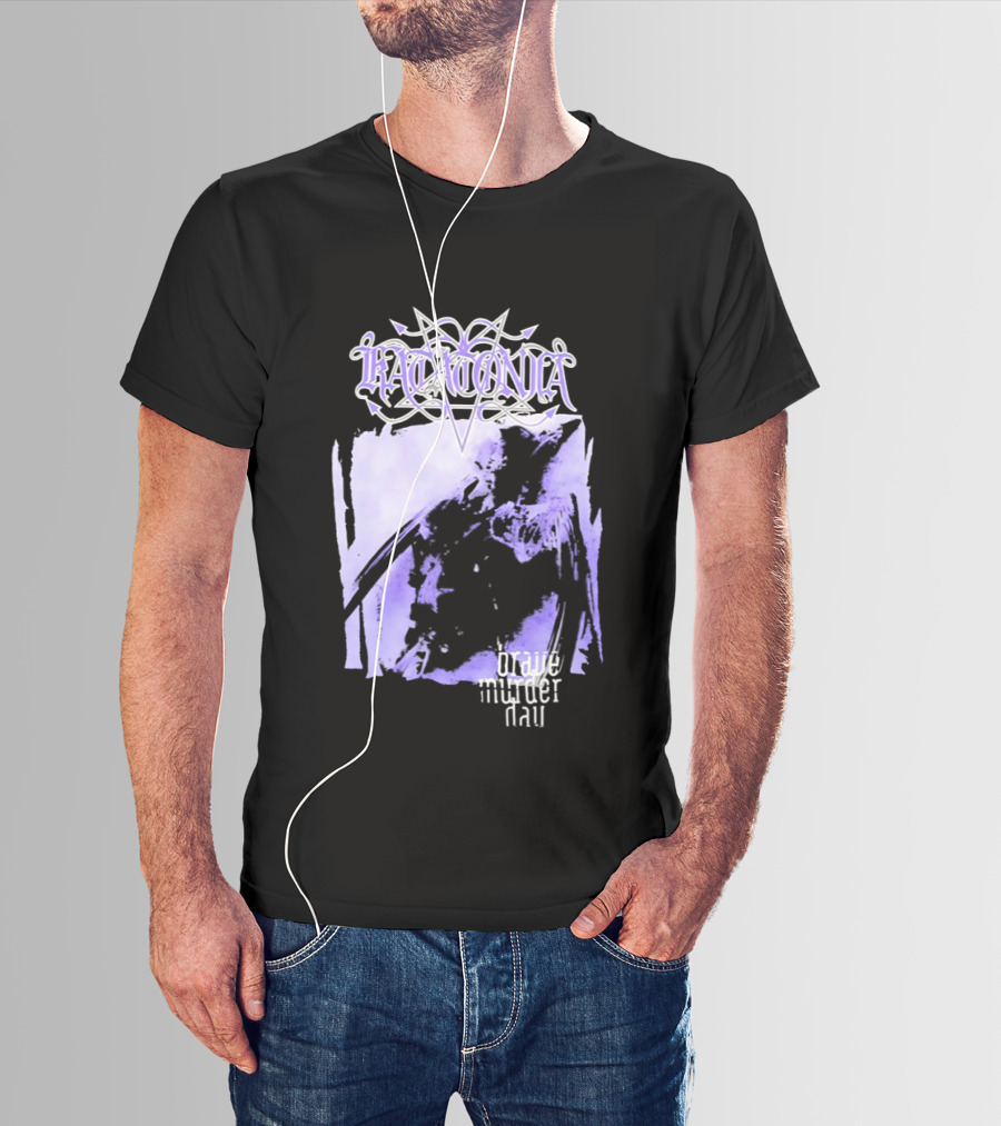 Katatonia Brave Murder Day Album Cover Art Purple Abstract T-Shirt