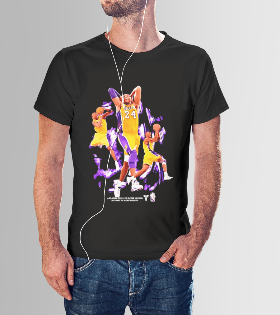 Kobe Bryant Los Angeles Lakers 24 Basketball Legacy Collection T-Shirt