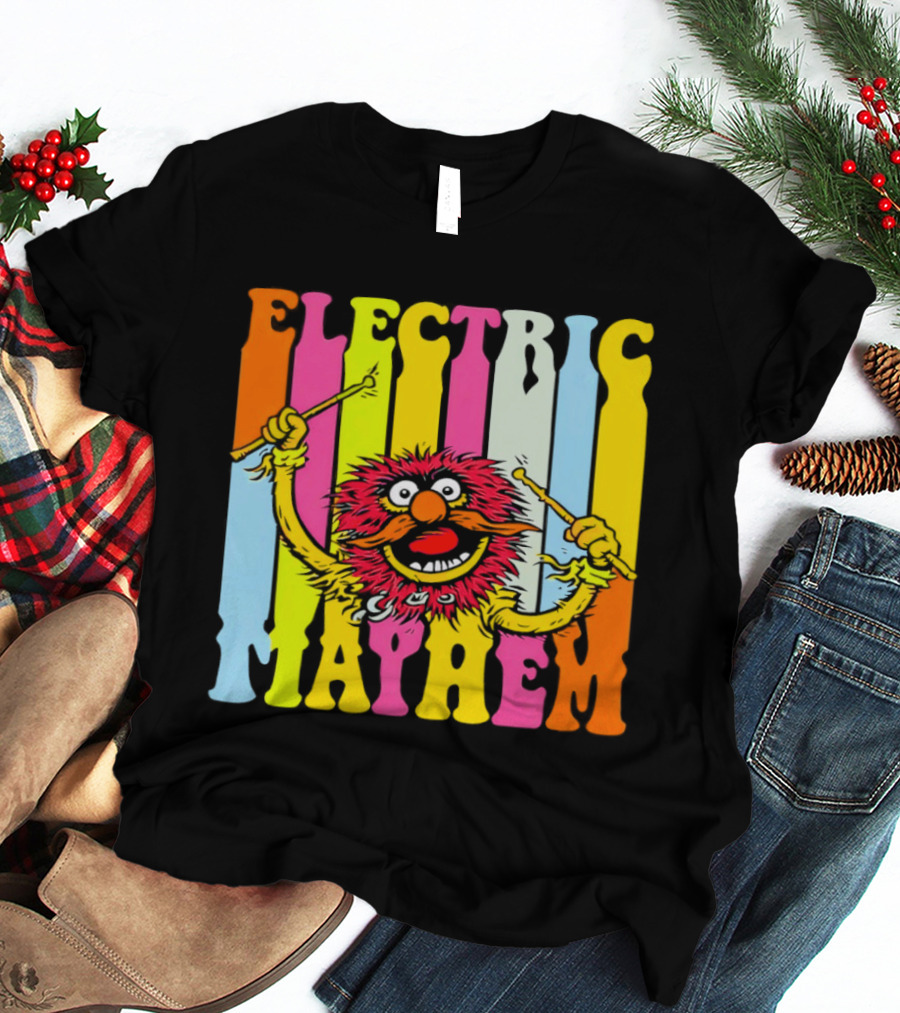 Electric Mayhem Muppets Dr. Teeth Animal Drummer T-Shirt