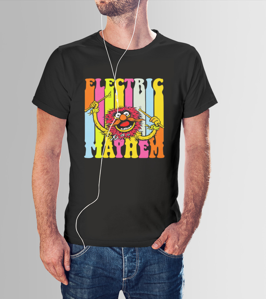 Electric Mayhem Muppets Dr. Teeth Animal Drummer T-Shirt