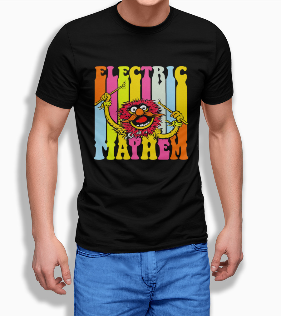 Electric Mayhem Muppets Dr. Teeth Animal Drummer T-Shirt