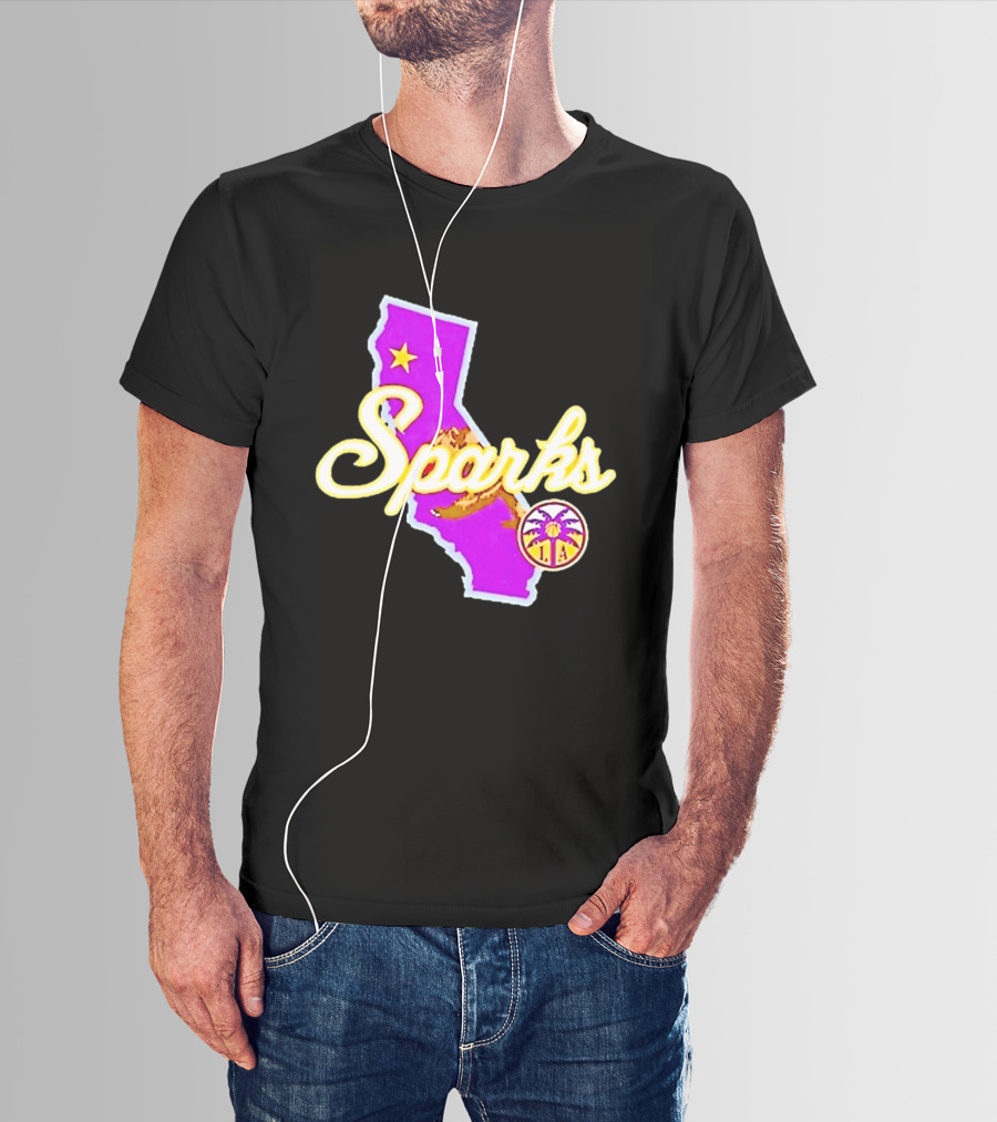 Los Angeles Sparks Hometown 2026 WNBA Draft New Era T-Shirt