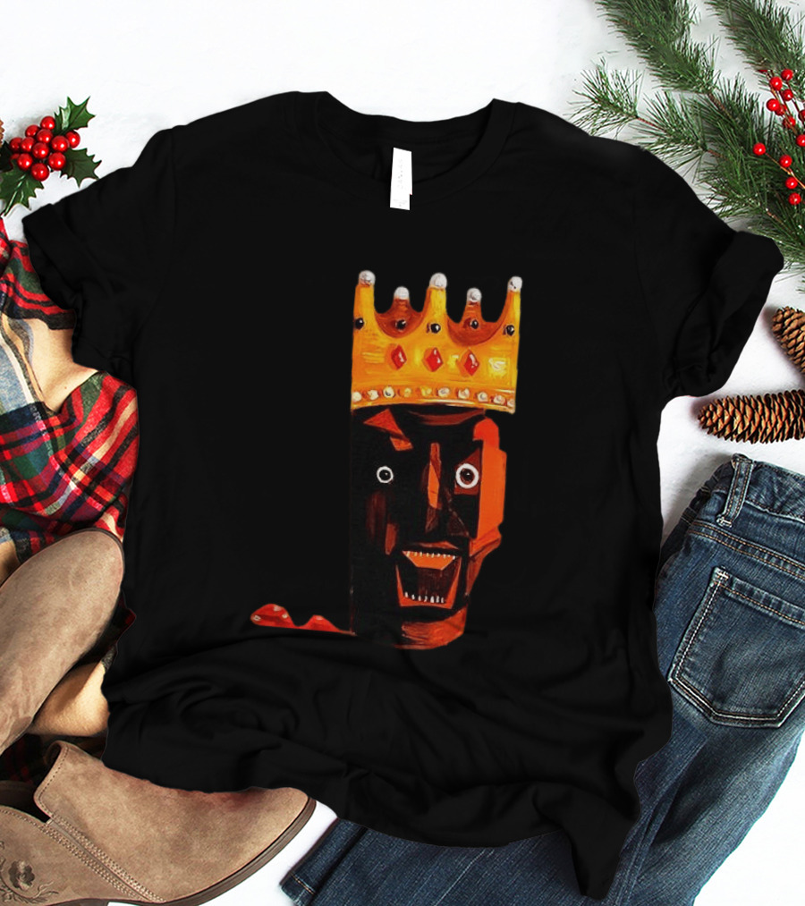 Ye At Coachella King Crowned Abstract Face T-Shirt