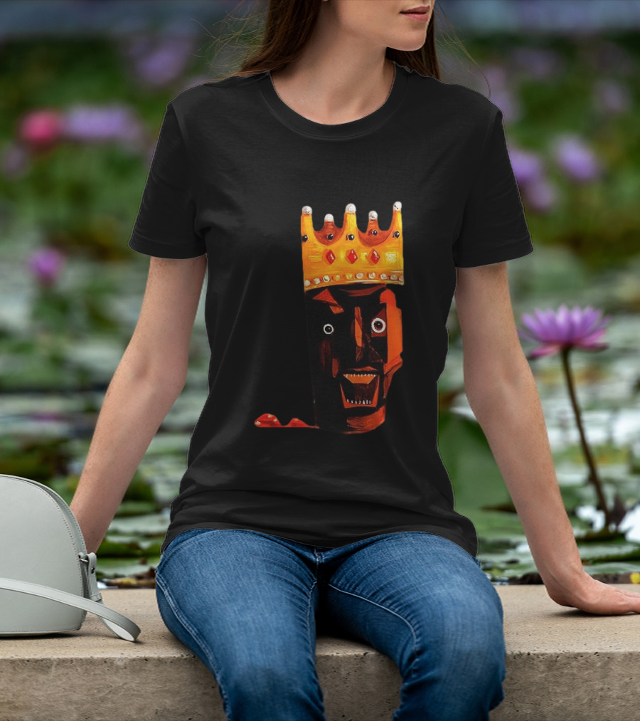 Ye At Coachella King Crowned Abstract Face T-Shirt