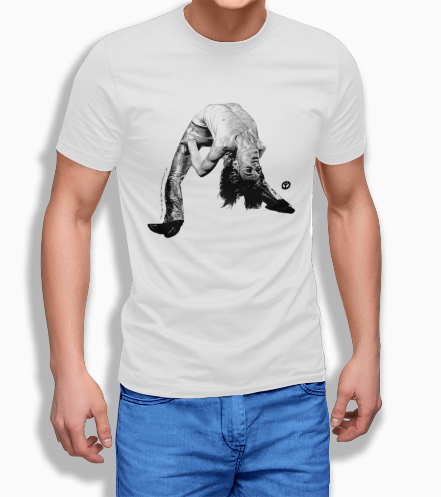 Iggy Pop Coachella 2026 Legendary Iconic Performance Backbend Glam Fashion T-Shirt