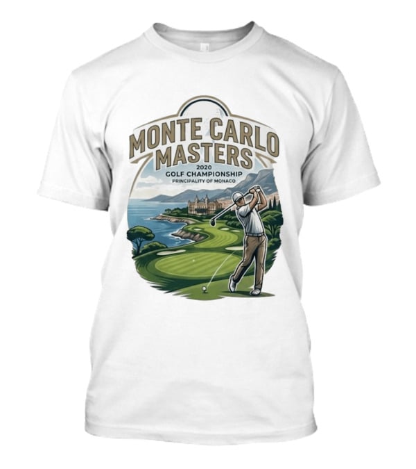 Monte Carlo Masters 2020 Golf Championship Principality Of Monaco T-Shirt
