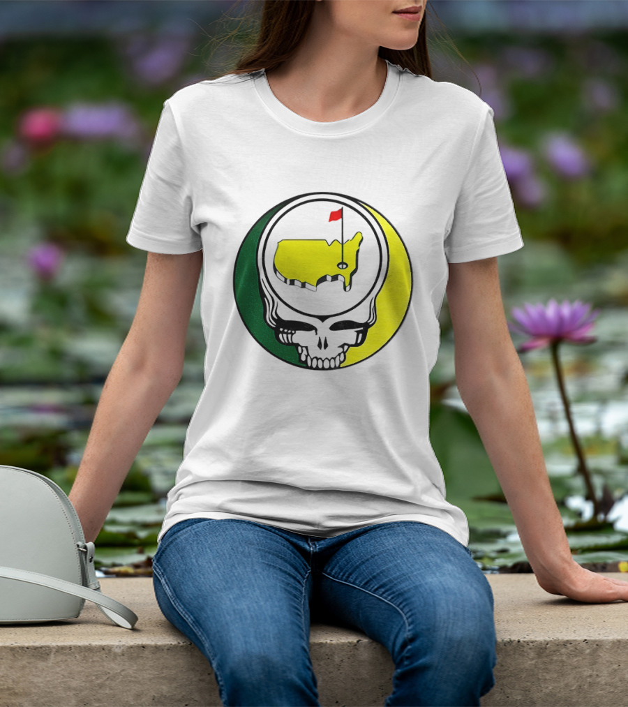 Masters Tournament 2026 Grateful Dead Skull Country Map Flag T-Shirt