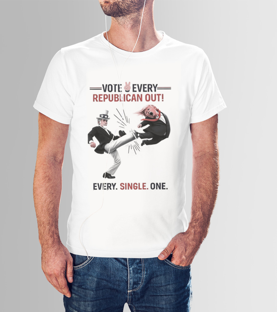 Vote Every Republican Out Every Single One Political T-Shirt