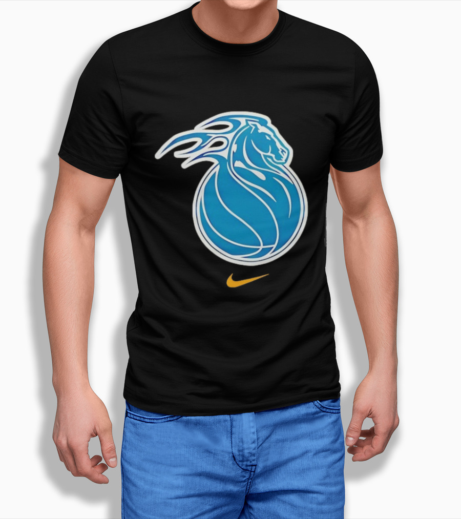 Detroit Pistons City Edition 2025 26 Nike Basketball Horse Concept T-Shirt