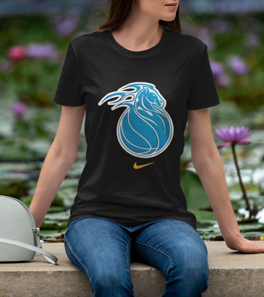 Detroit Pistons City Edition 2025 26 Nike Basketball Horse Concept T-Shirt