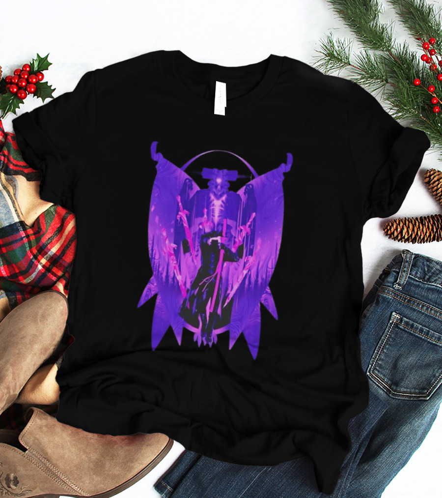 Devil May Cry Vergil Dark Aesthetic Purple Sword T-Shirt