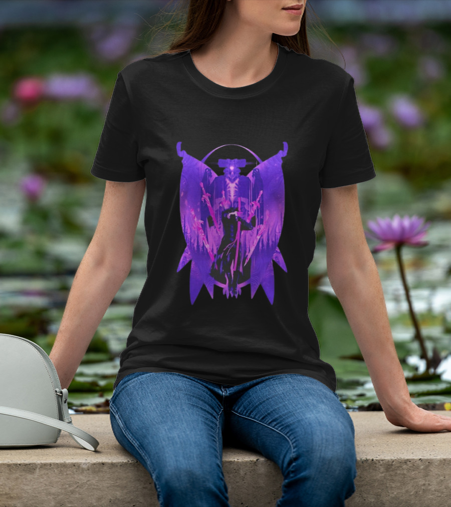Devil May Cry Vergil Dark Aesthetic Purple Sword T-Shirt