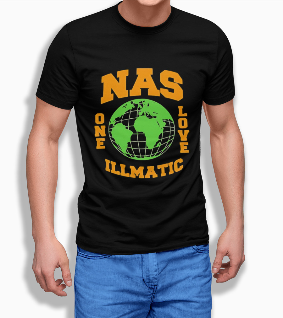 Nas Illmatic One Love Globe T-Shirt