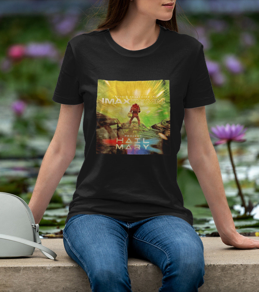 Proudly Presented Imax Zomm Project Hail Mary Space Adventure T-Shirt