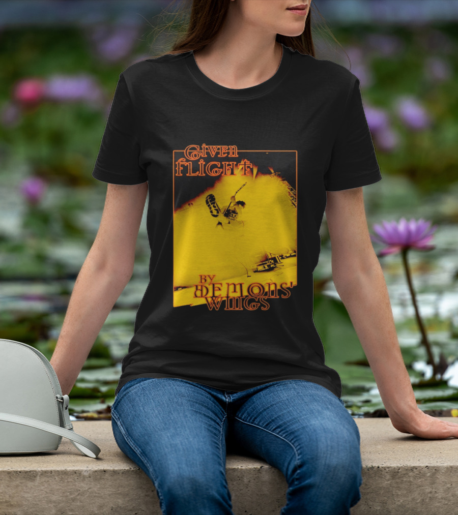 Given Flight By Demons' Wings Guitarist Jumping With Electric Energy T-Shirt
