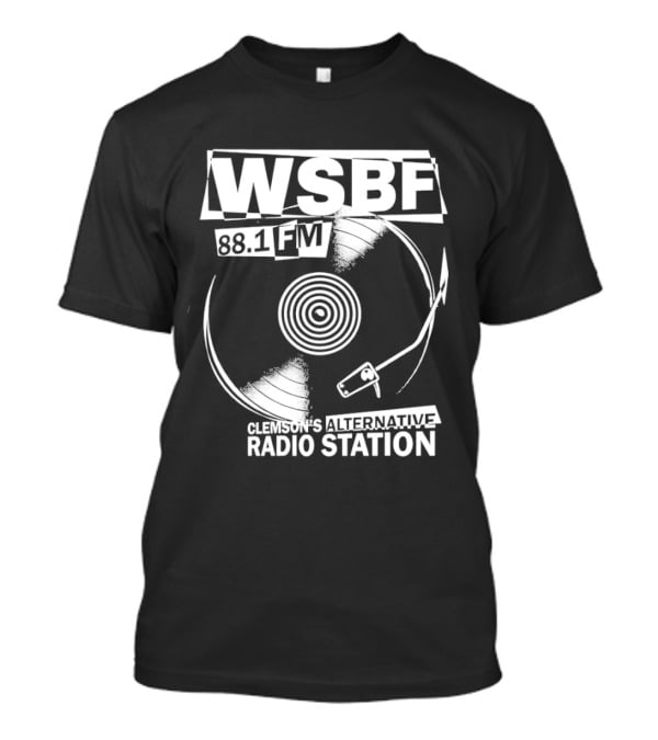 WSBF 88.1 FM Clemson's Alternative Radio Station T-Shirt