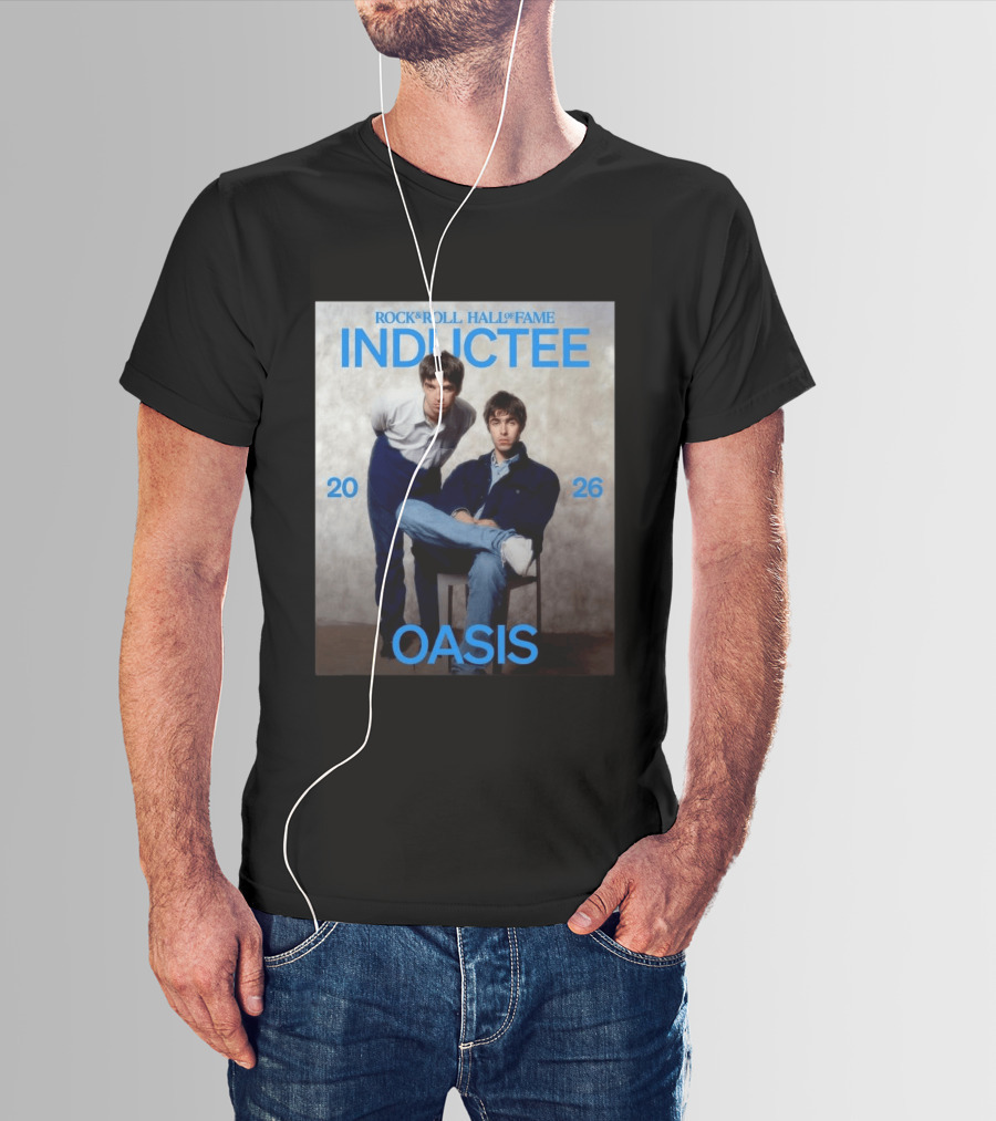 2026 Rock Roll Hall Of Fame Inductee Oasis T-Shirt
