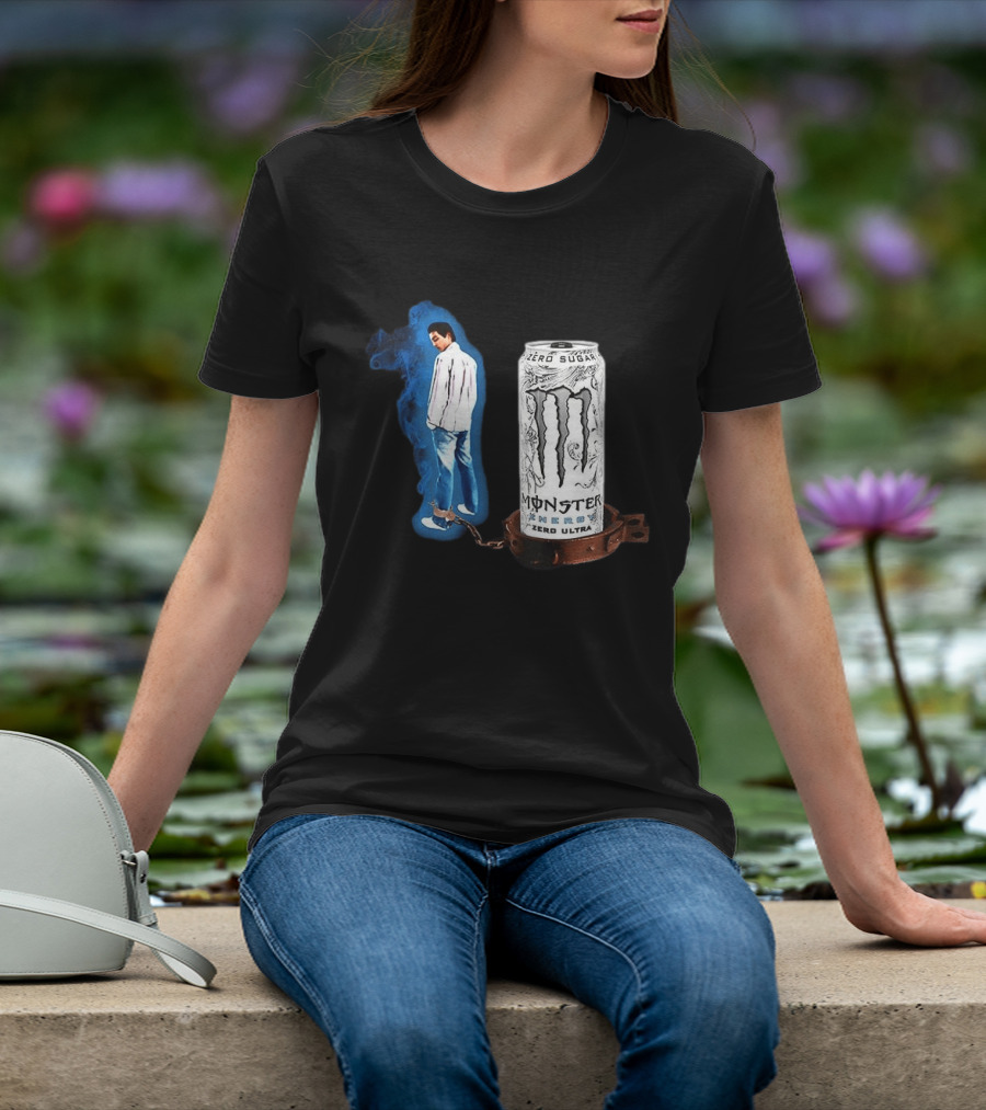 Monster Energy Zero Ultra Gekettet Meme T-Shirt