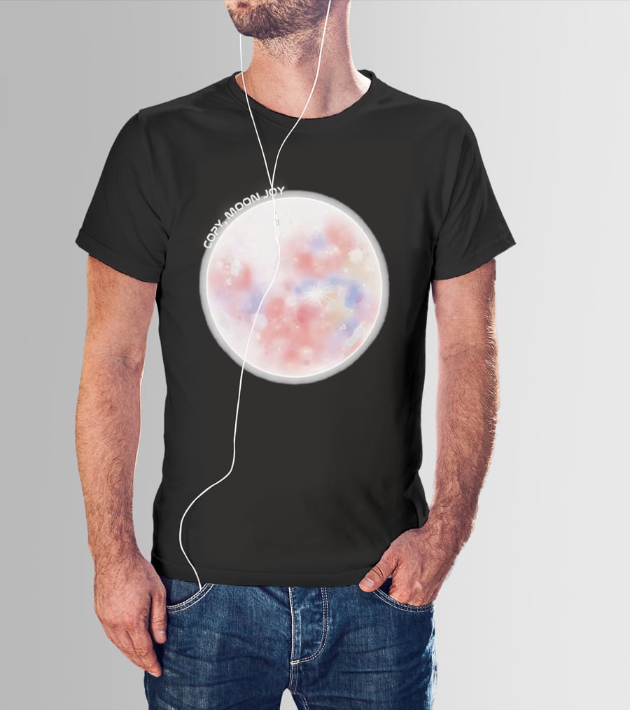 Artemis II Watercolor Copy Moon Joy T-Shirt