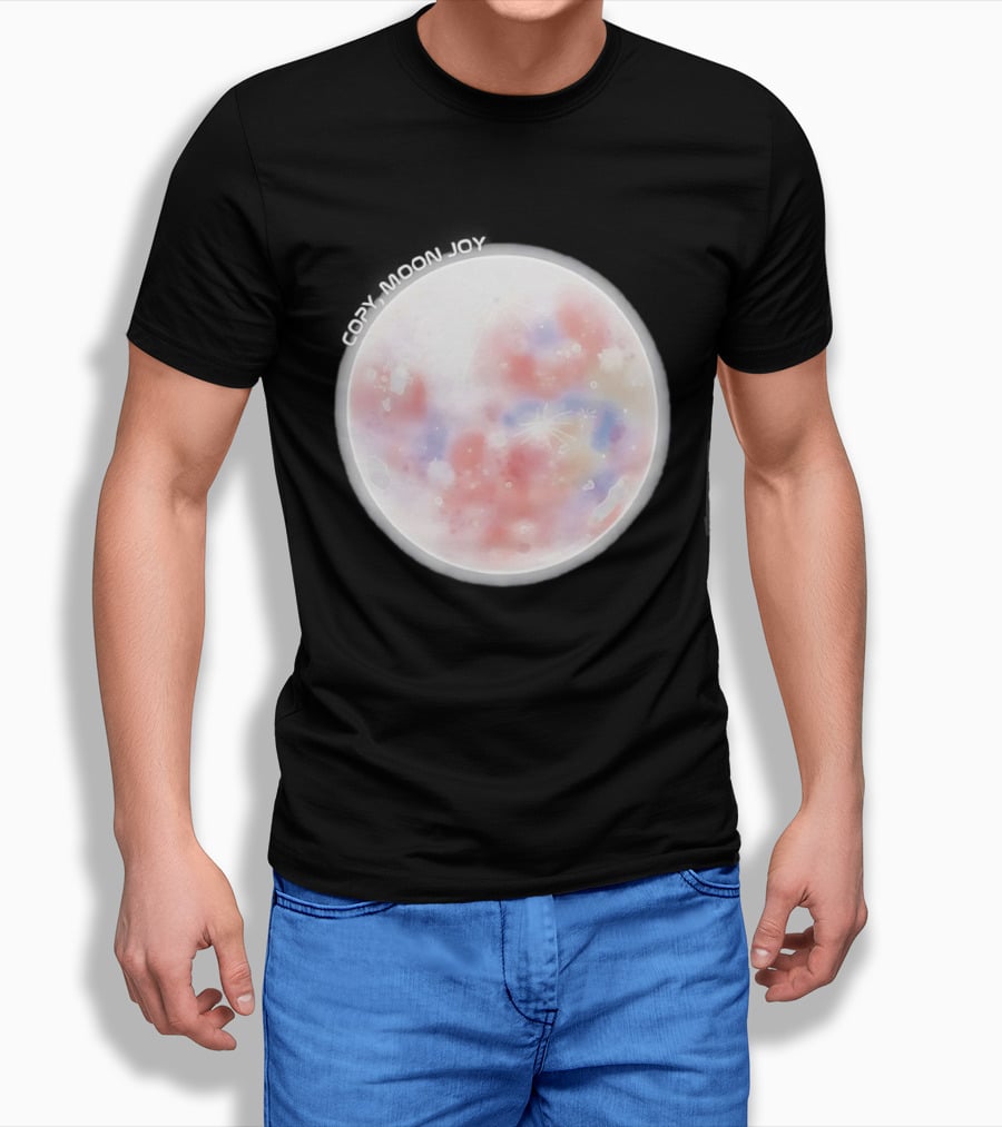 Artemis II Watercolor Copy Moon Joy T-Shirt