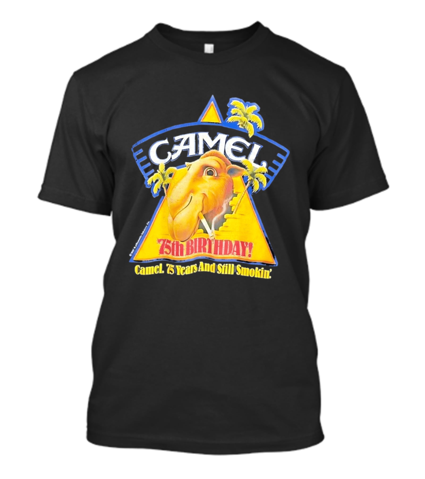 Camel 75th Birthday 75 Years And Still Smokin T-Shirt