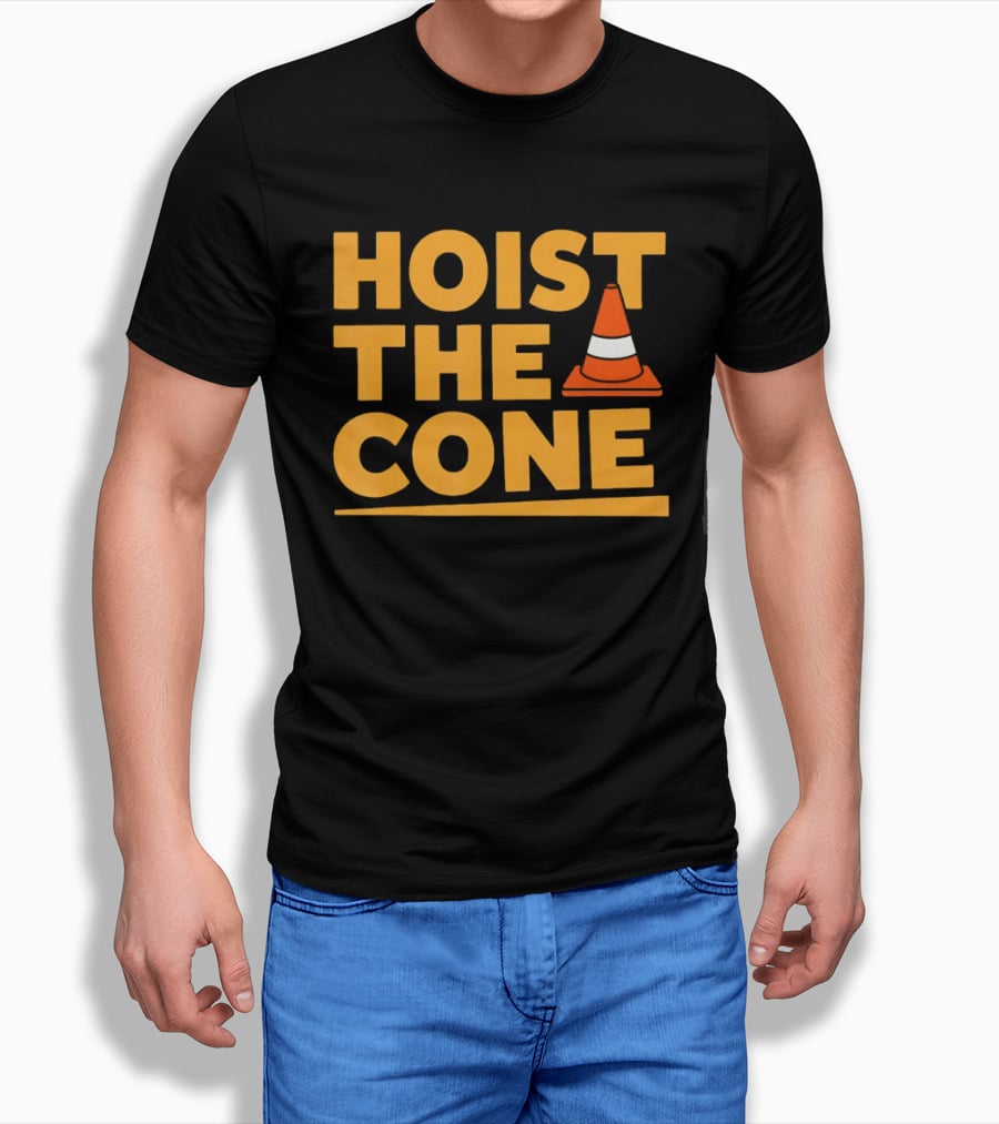 Pittsburgh Pirates Hoist The Cone Meme Traffic Cone Baseball T-Shirt