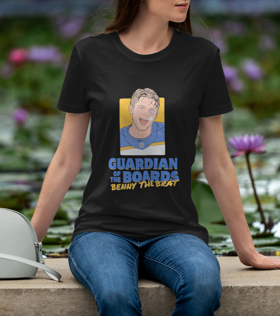 Guardian Of The Boards Benny The Brat Buffalo Sabres Hockey Player T-Shirt