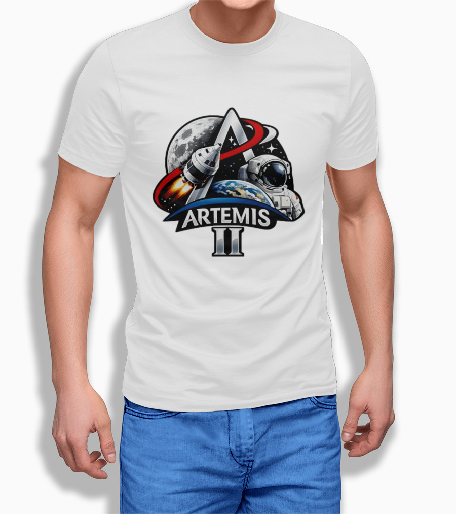 Artemis II NASA Astronaut Moon Mission 2026 T-Shirt