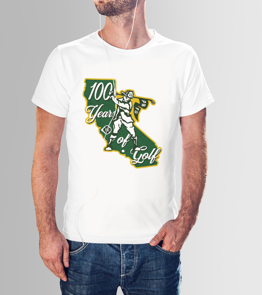 100 Years Of Golf PB FD California Golfer T-Shirt