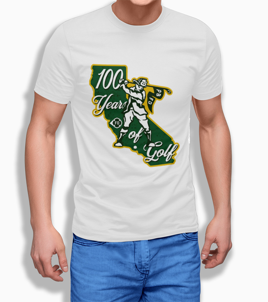 100 Years Of Golf PB FD California Golfer T-Shirt